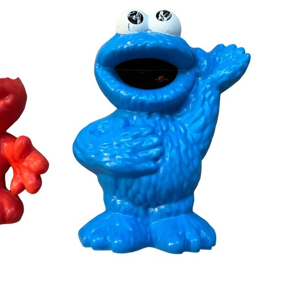 Sesame Street Big Bird Elmo & Cookie Monster Figurine Set - Picture 4 of 5